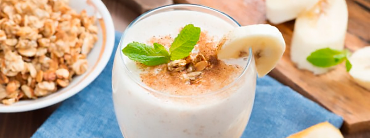 Фруктовое смузи с овсянкой