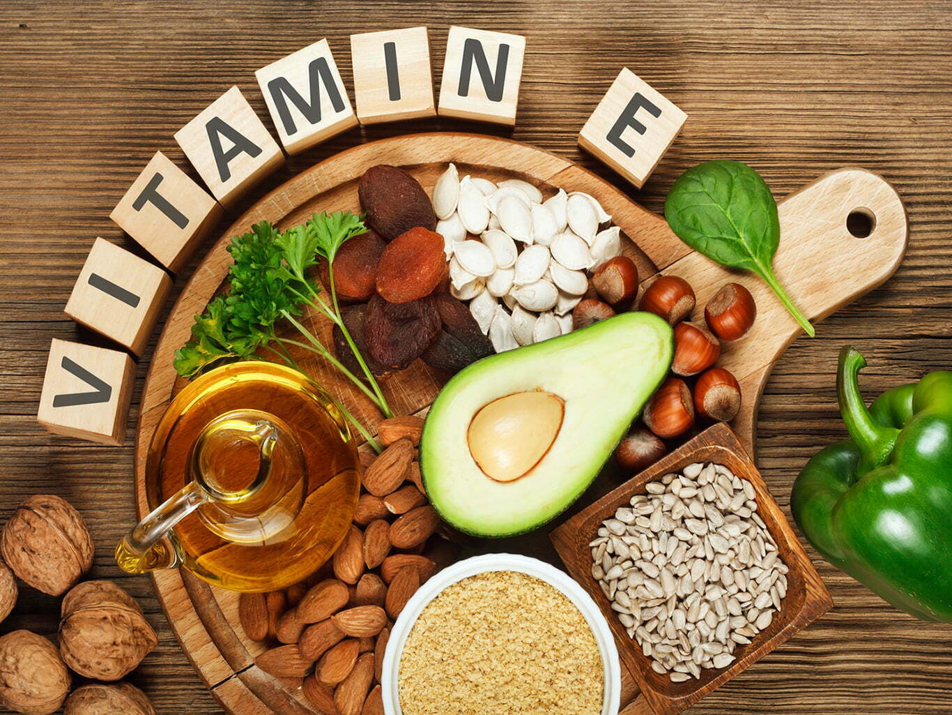 Витамин Е и здоровье человека. Продукты питания